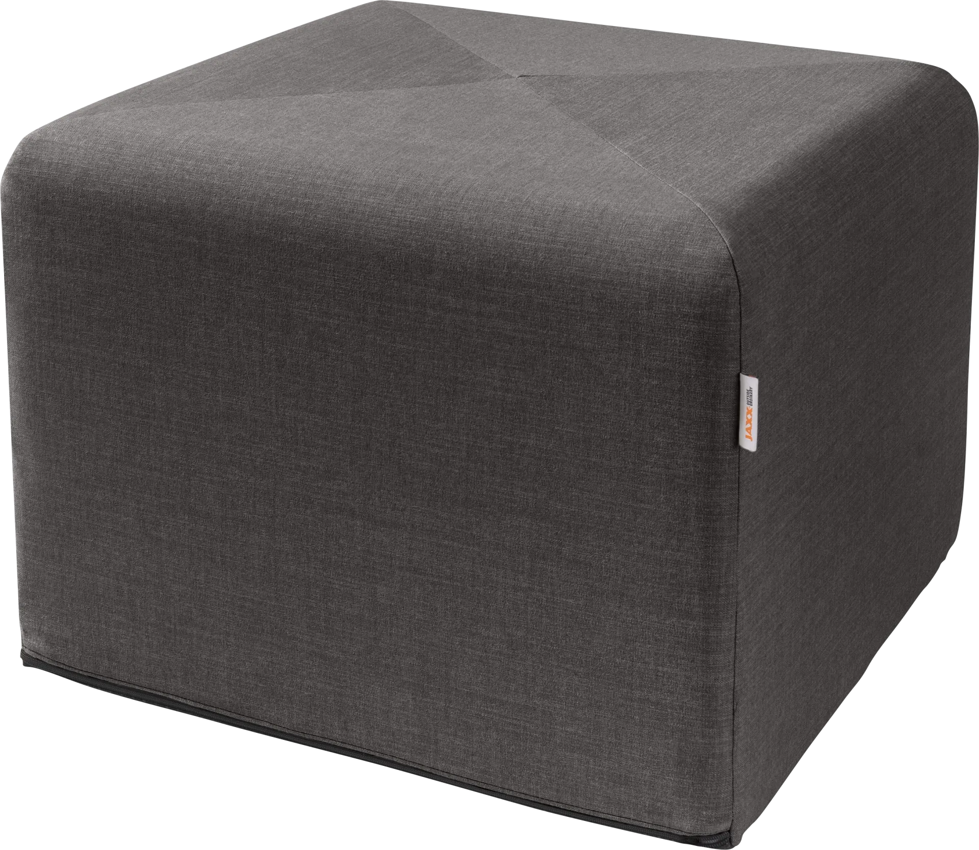 Edunci Black Large Ottoman - Image 1