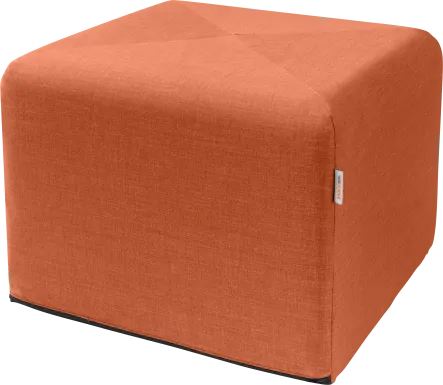Edunci Orange Large Ottoman