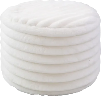 Blossi Ivory Pouf
