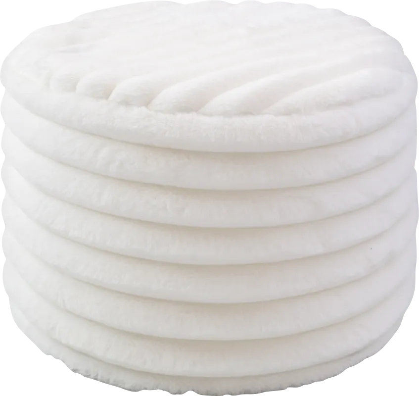 Blossi Ivory Pouf