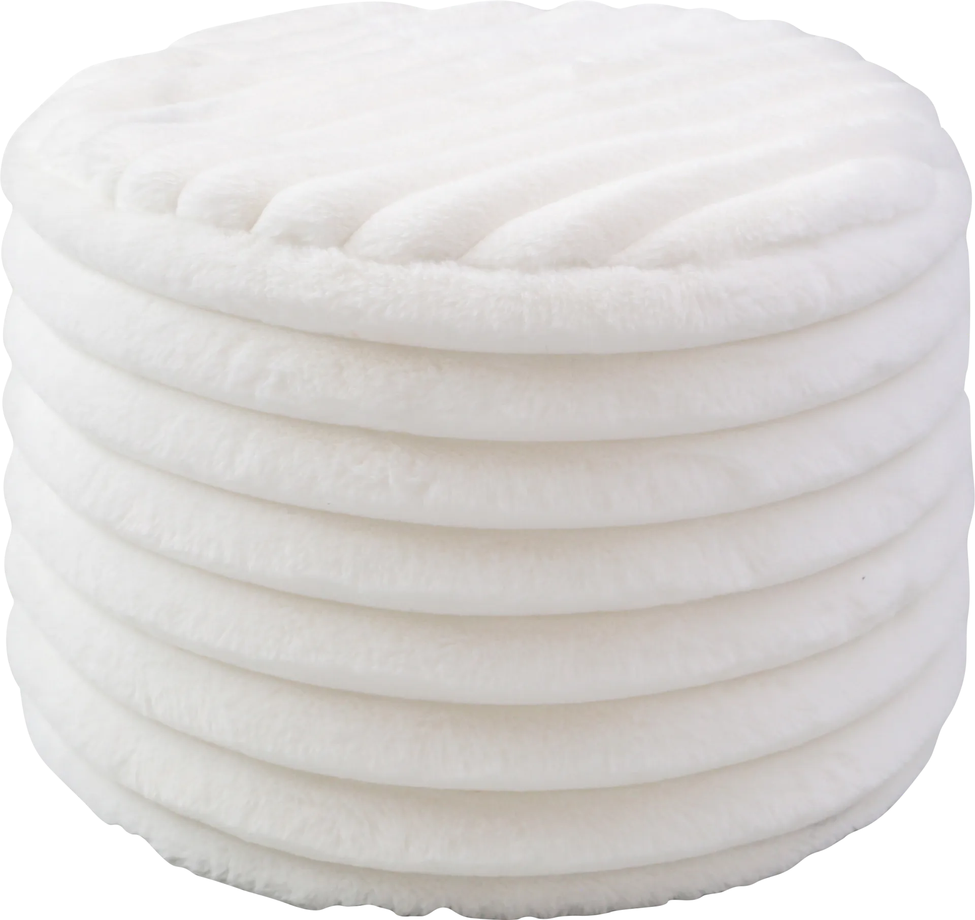 Blossi Ivory Pouf - Image 1