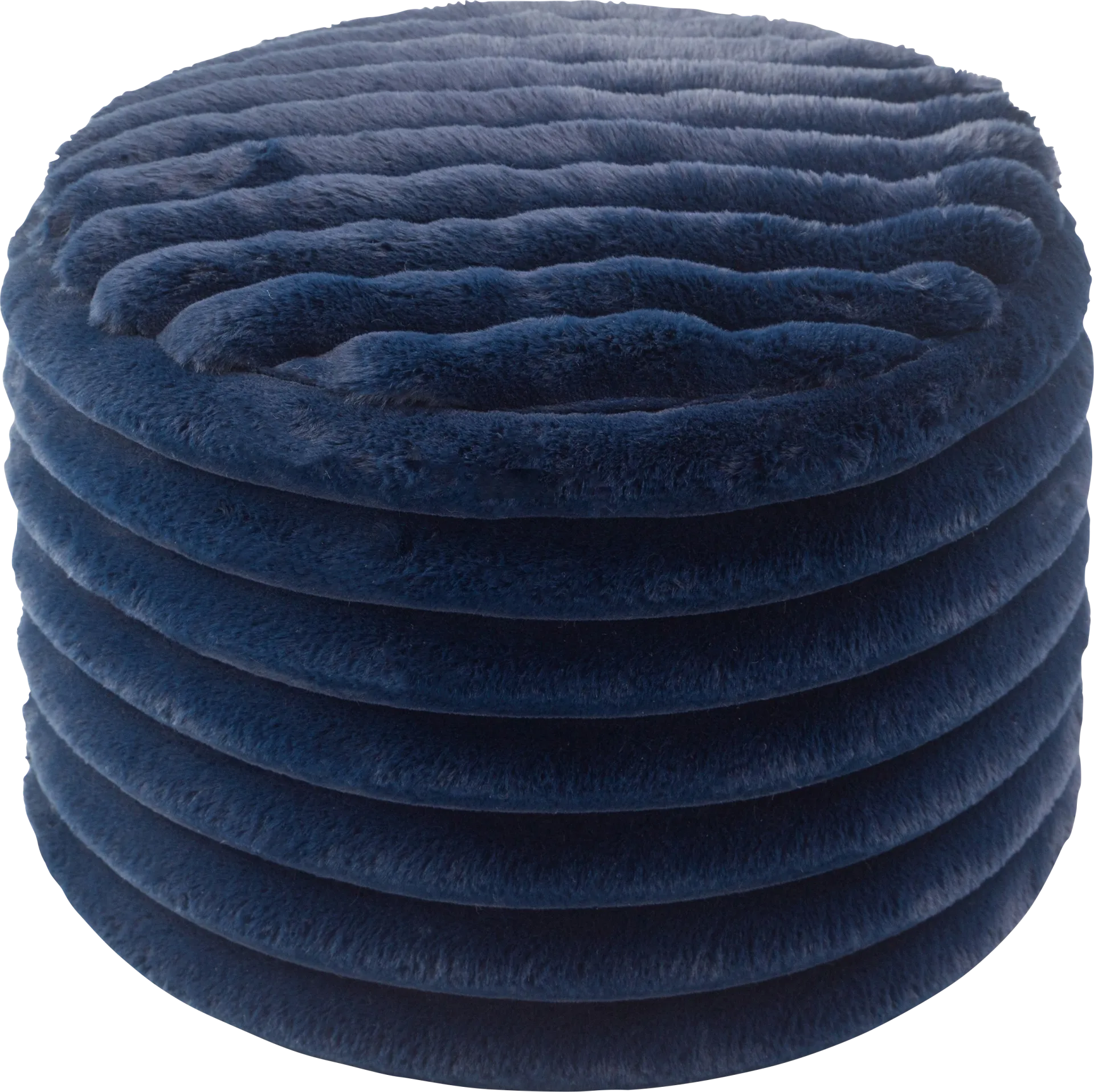 Blossi Blue Pouf - Image 1