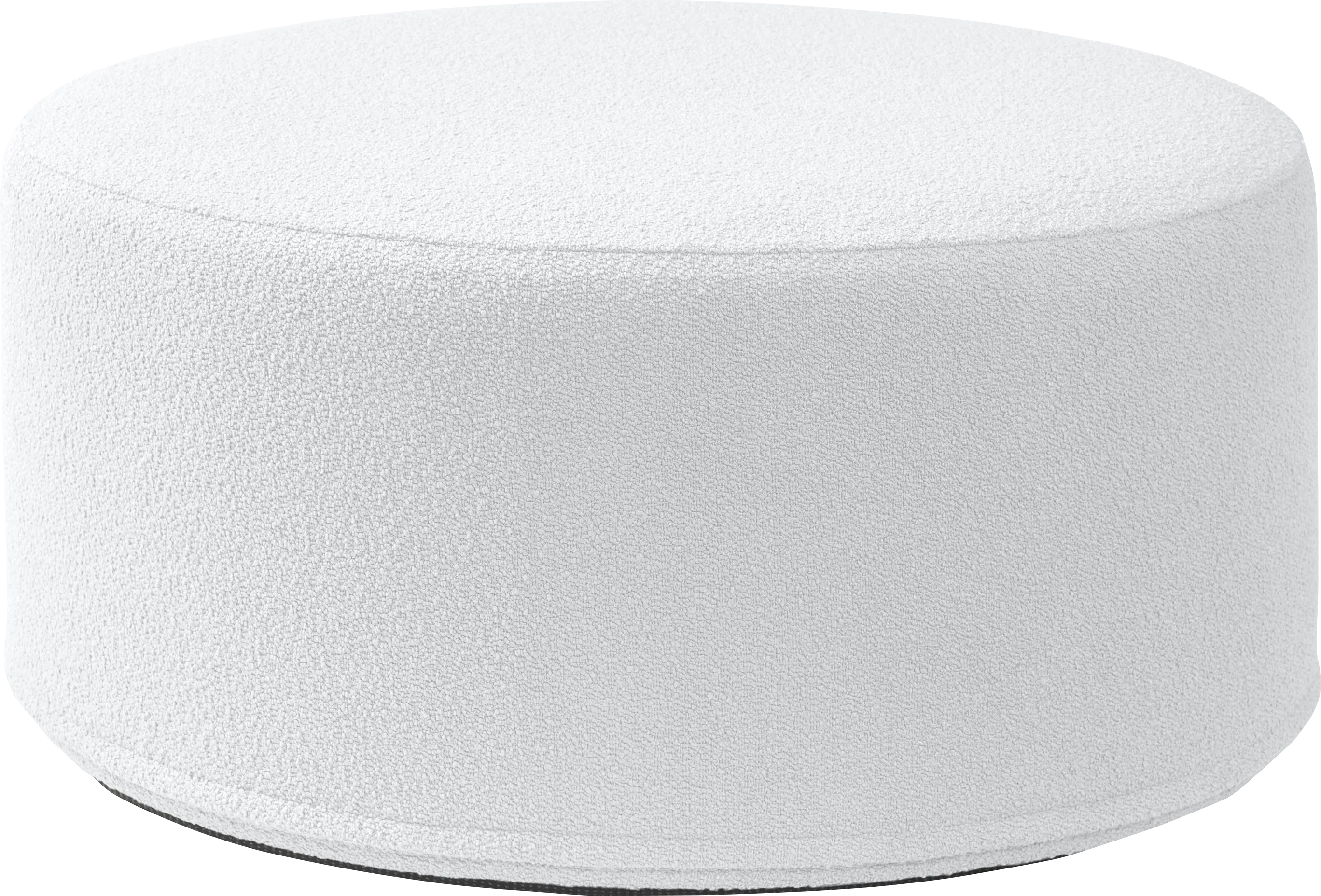Bevina II White Ottoman - Thumbnail - Image 1