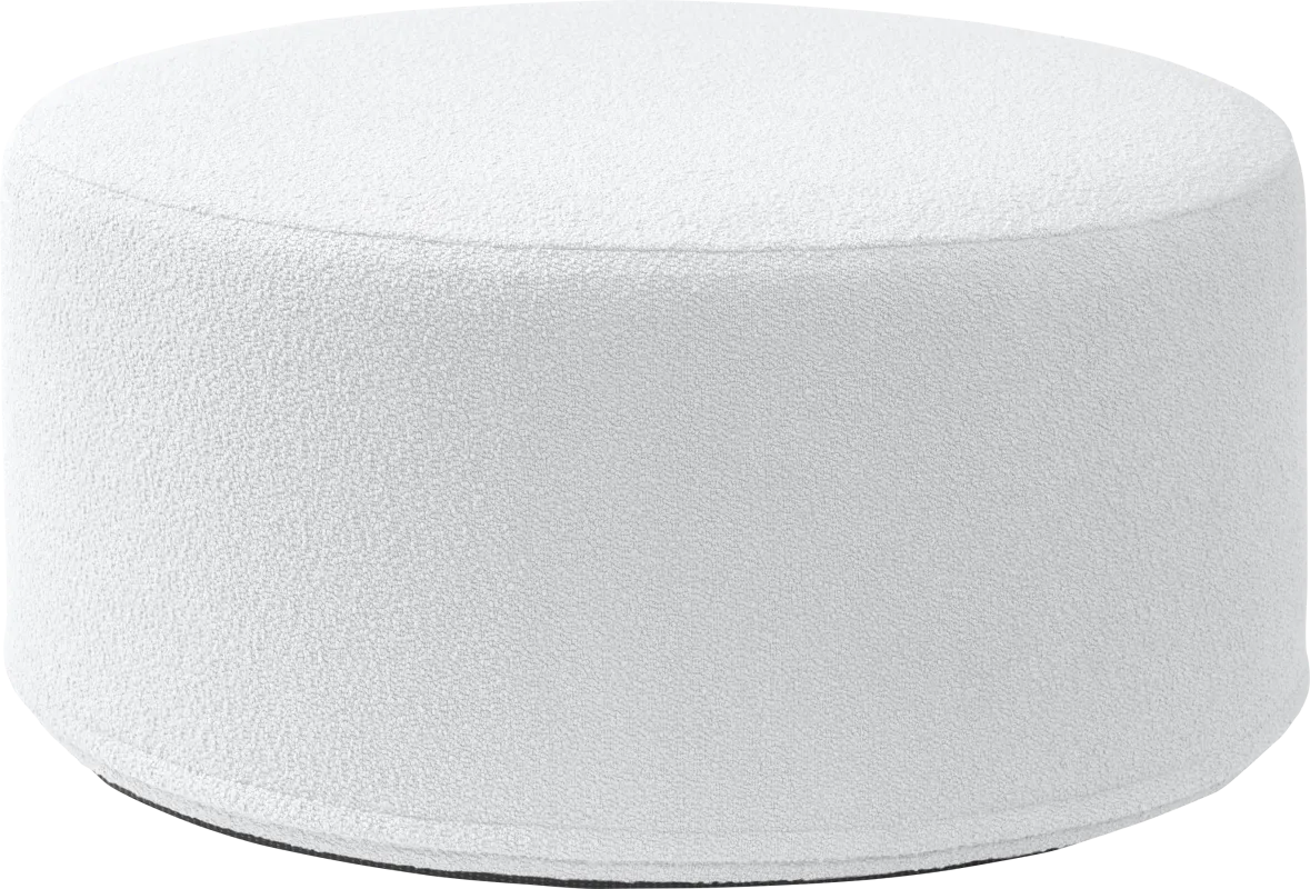 Bevina II White Ottoman