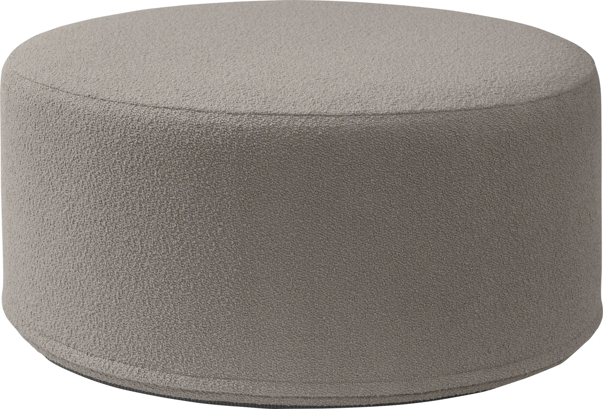 Bevina II Dark Gray Ottoman - Image 1