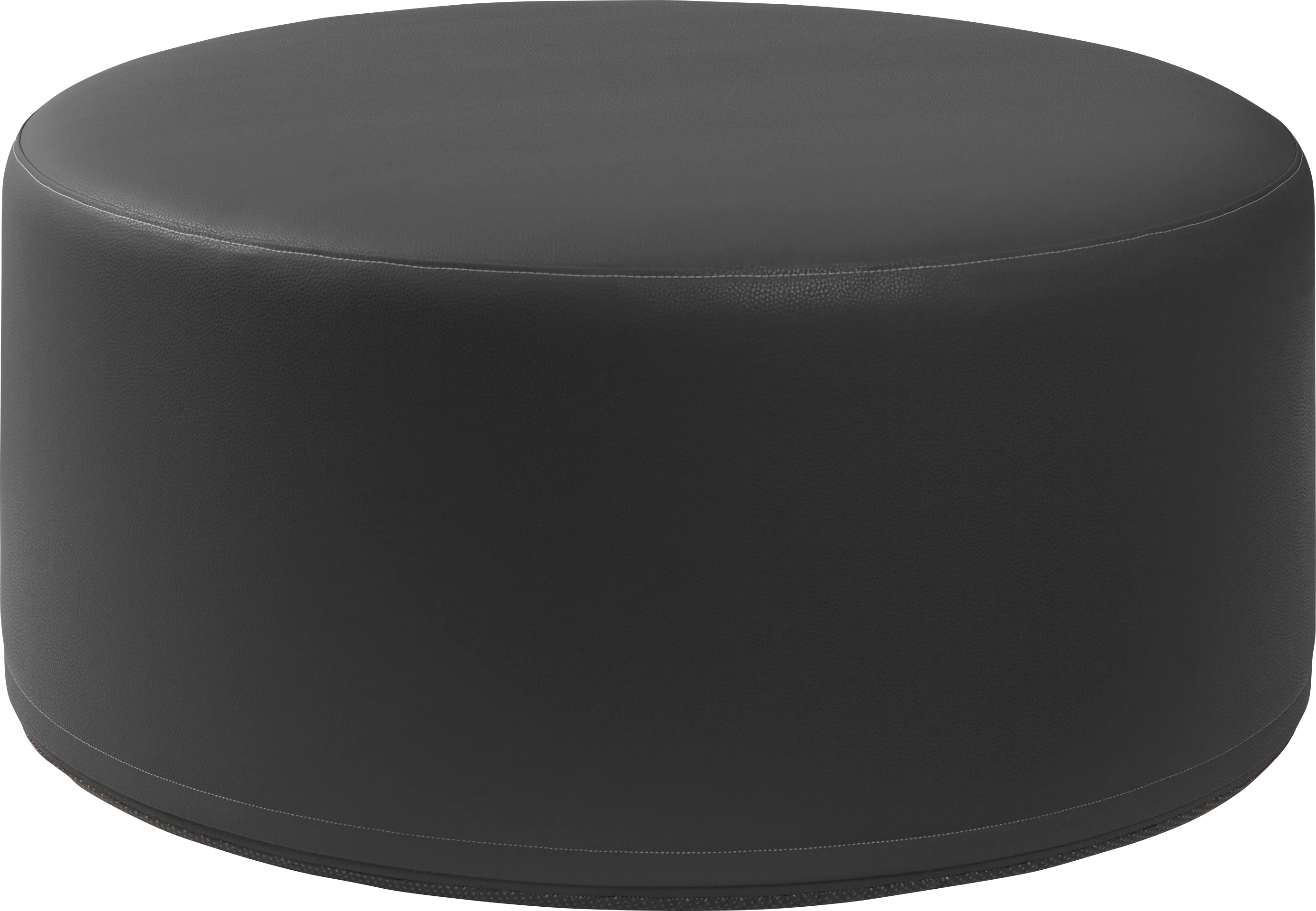 Bevina I Black Ottoman - Thumbnail - Image 1