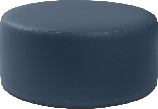 Bevina I Blue Ottoman