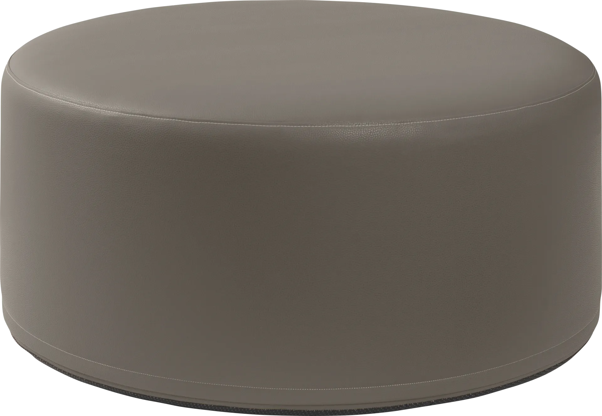 Bevina I Gray Ottoman - Image 1