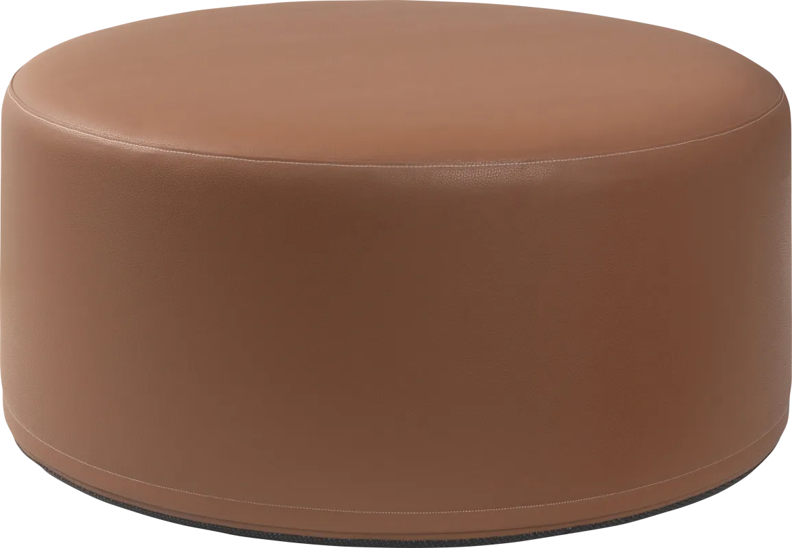 Bevina I Walnut Ottoman