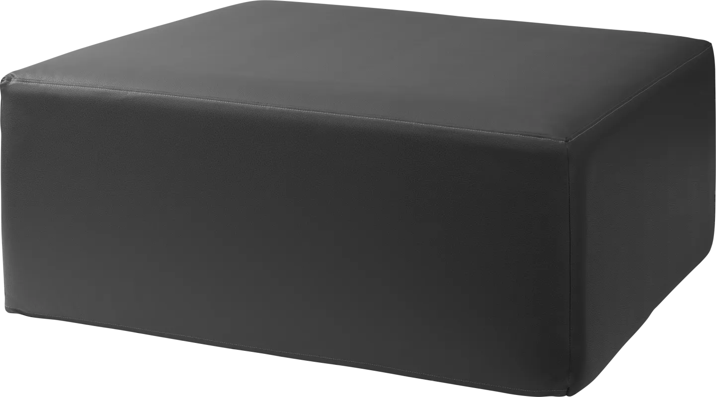 Lesusa I Black Ottoman