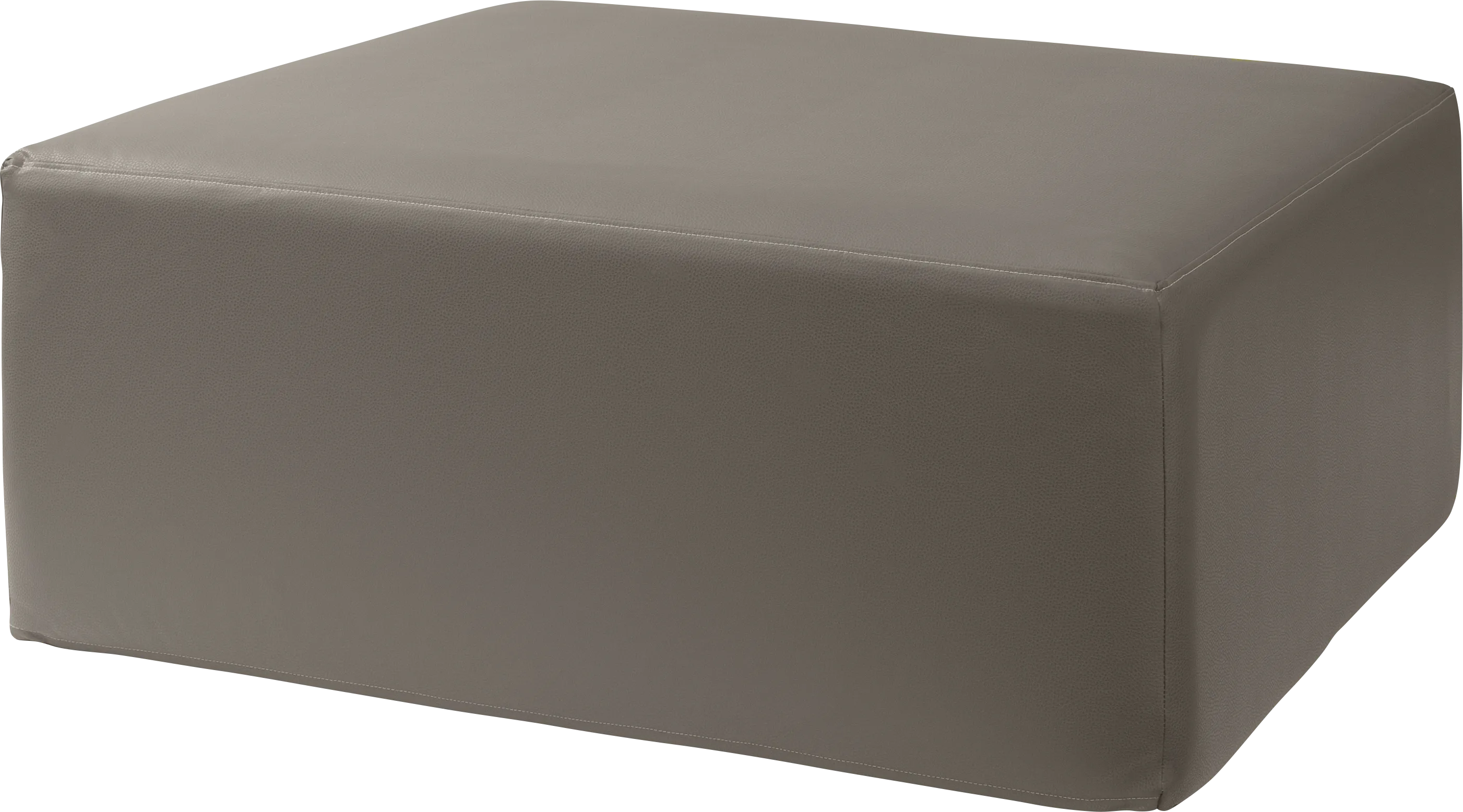 Lesusa I Gray Ottoman - Thumbnail - Image 1