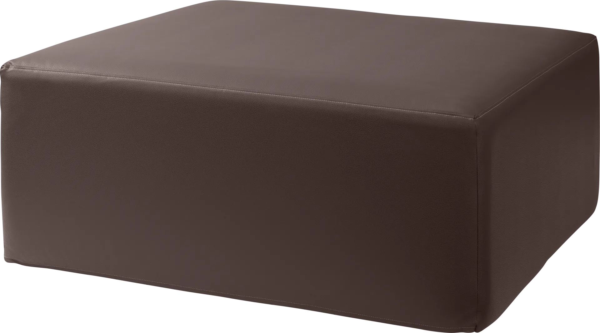 Lesusa I Brown Ottoman - Image 1