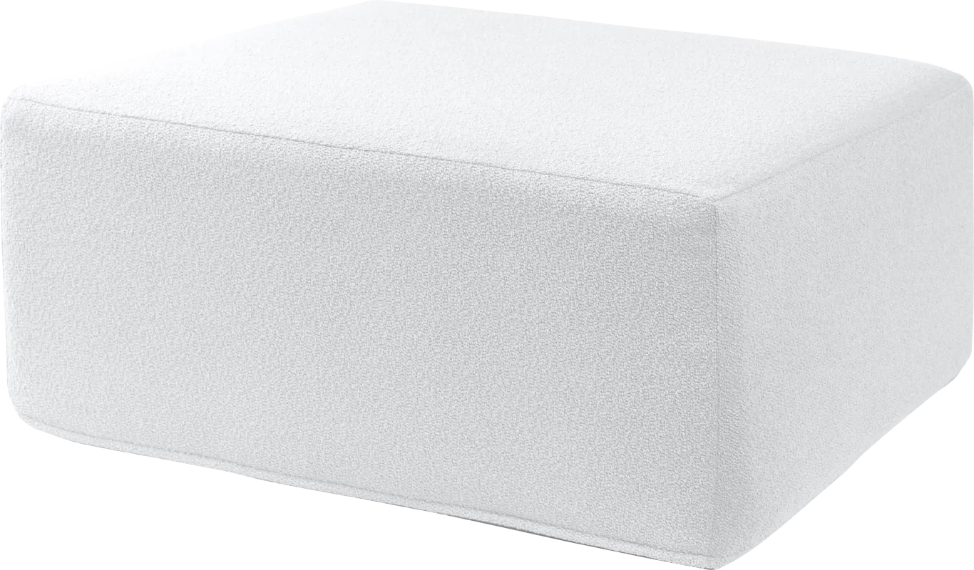 Lesusa II White Ottoman