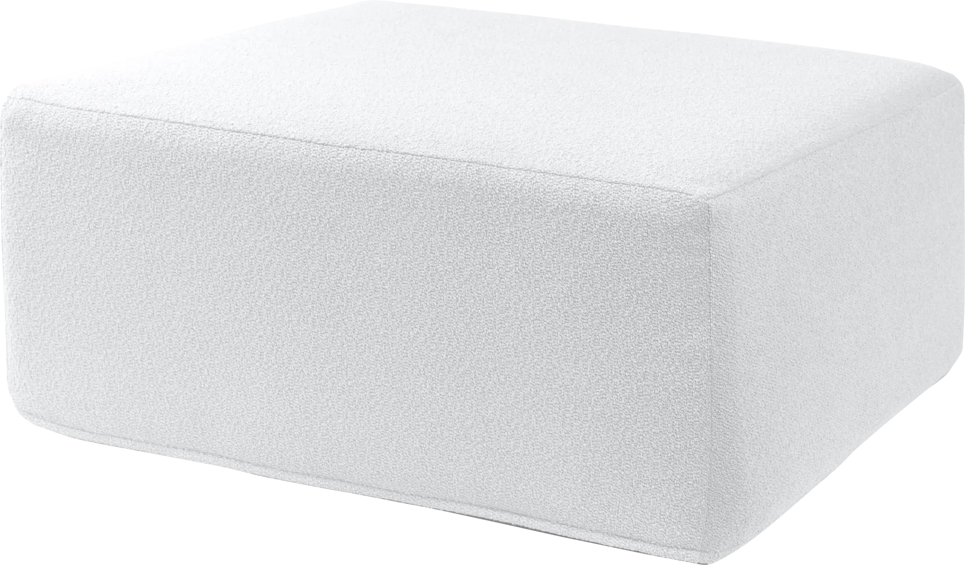 Lesusa II White Ottoman