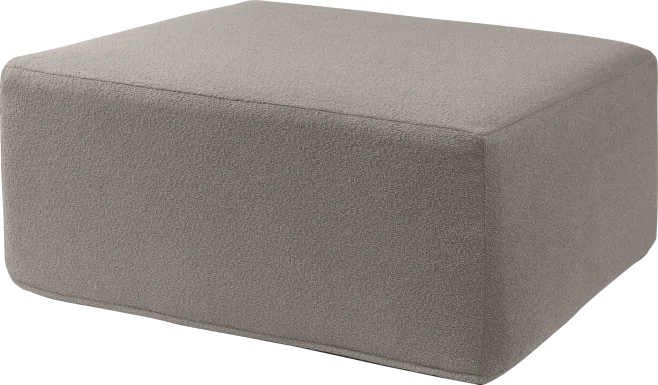 Lesusa II Gray Ottoman