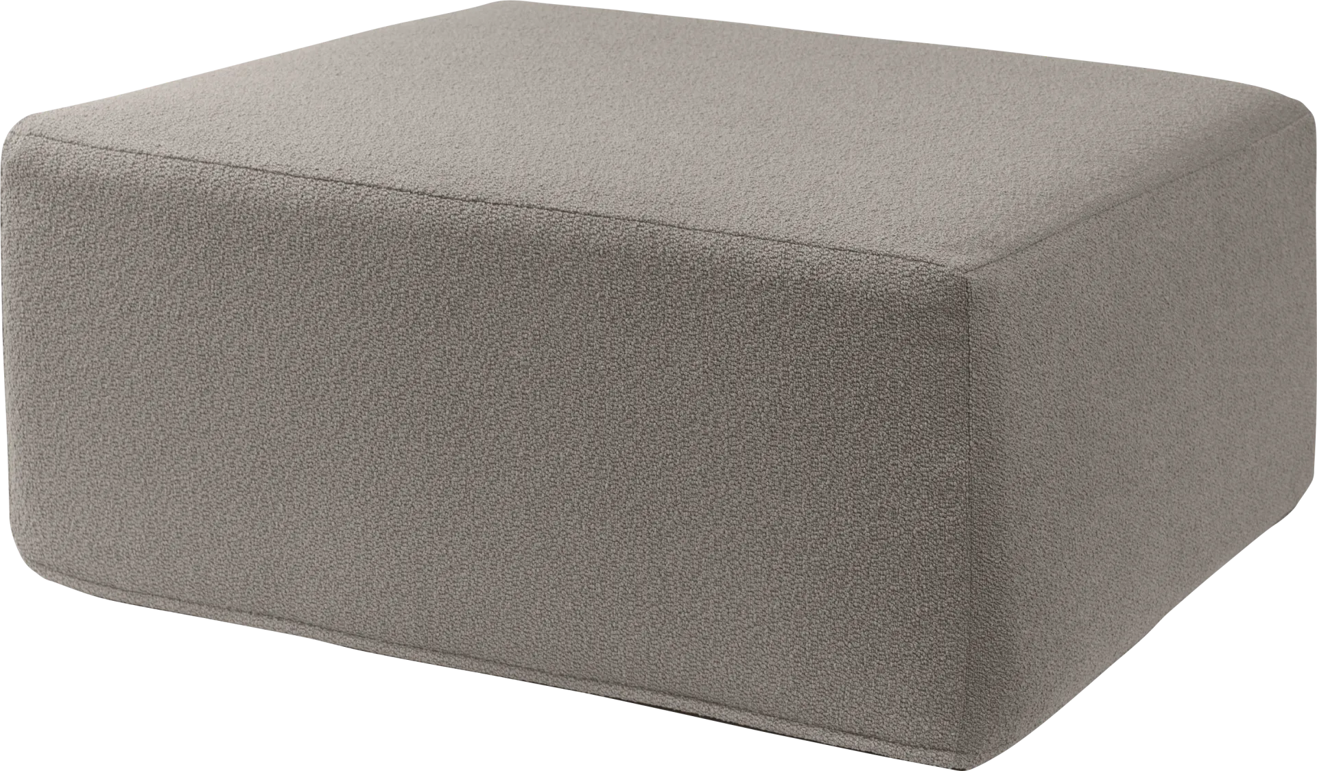 Lesusa II Gray Ottoman - Image 1