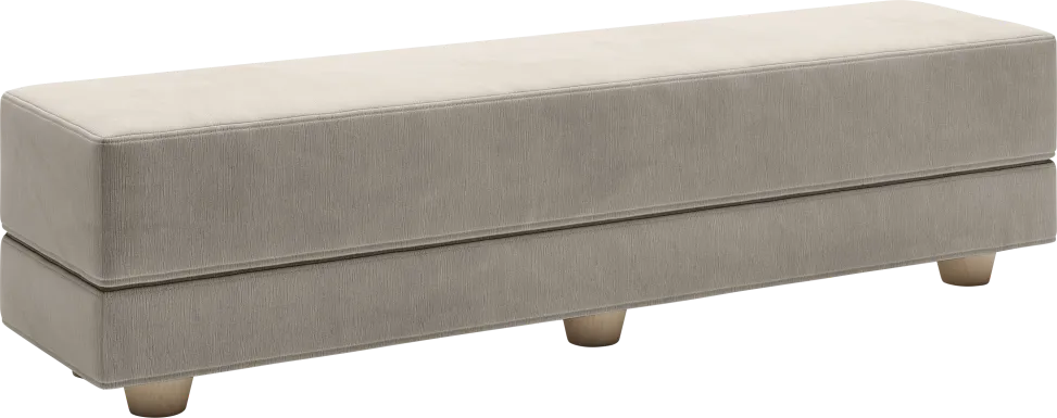 Casila Dark Gray Twin Bed Bench