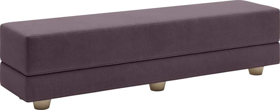 Casila Purple Twin Bed Bench