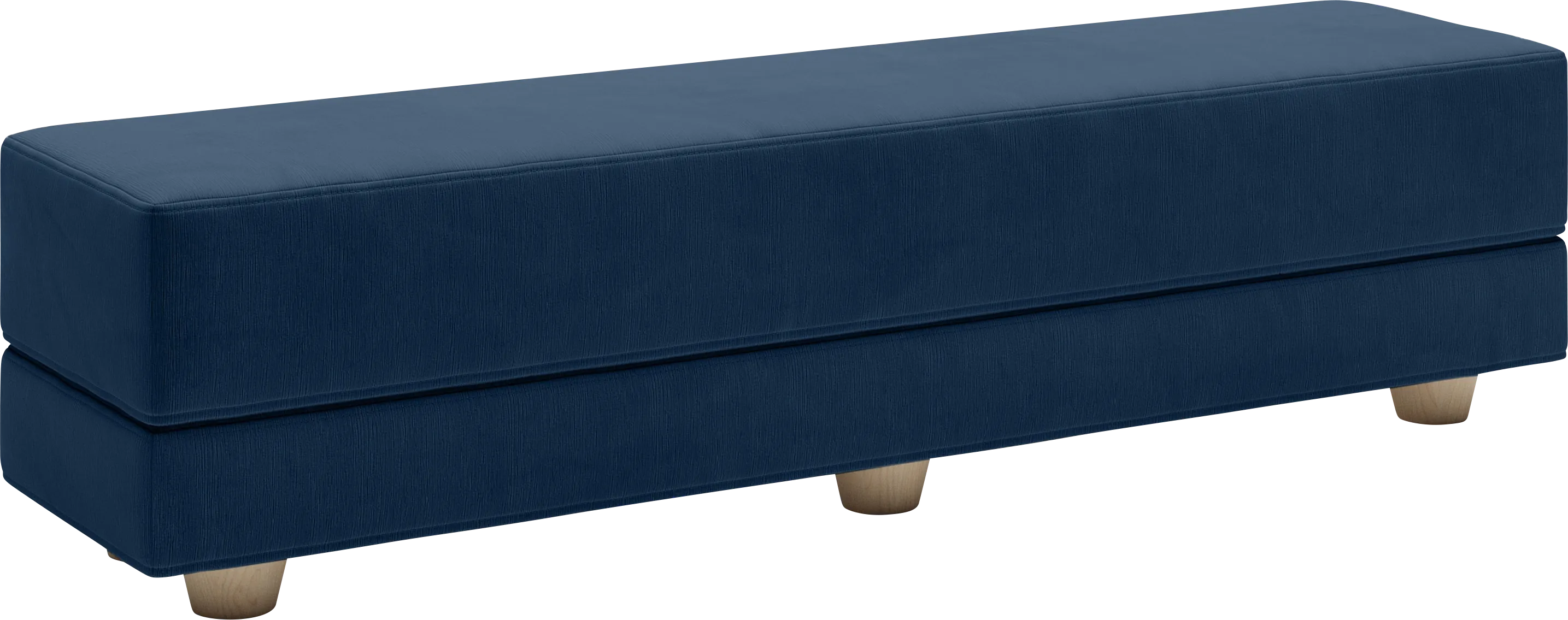 Casila Indigo Twin Bed Bench - Thumbnail - Image 1