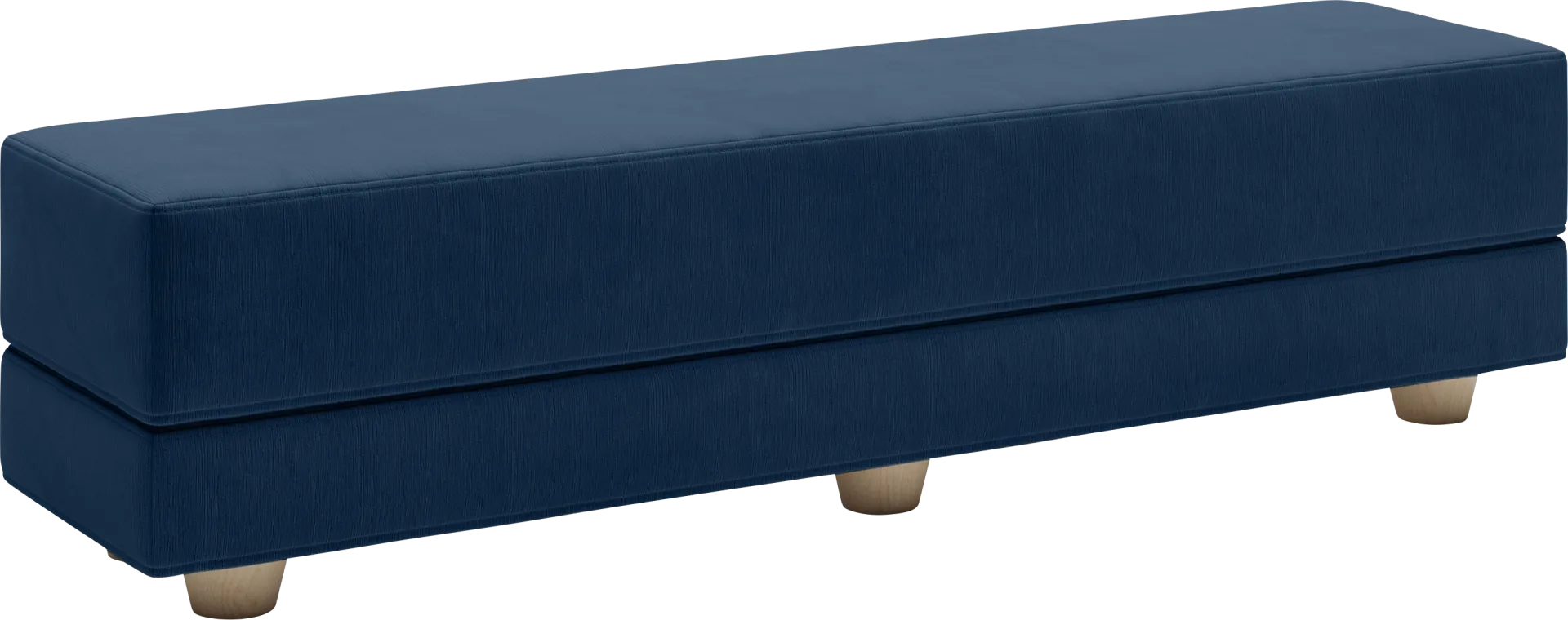 Casila Indigo Twin Bed Bench - Image 1