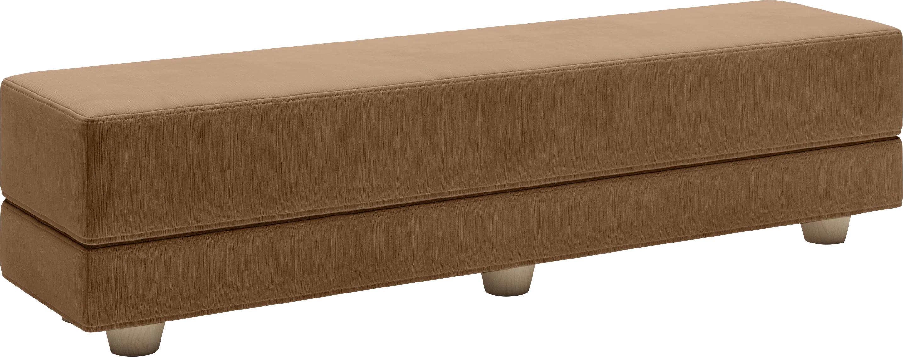 Casila Brown Twin Bed Bench - Thumbnail - Image 1