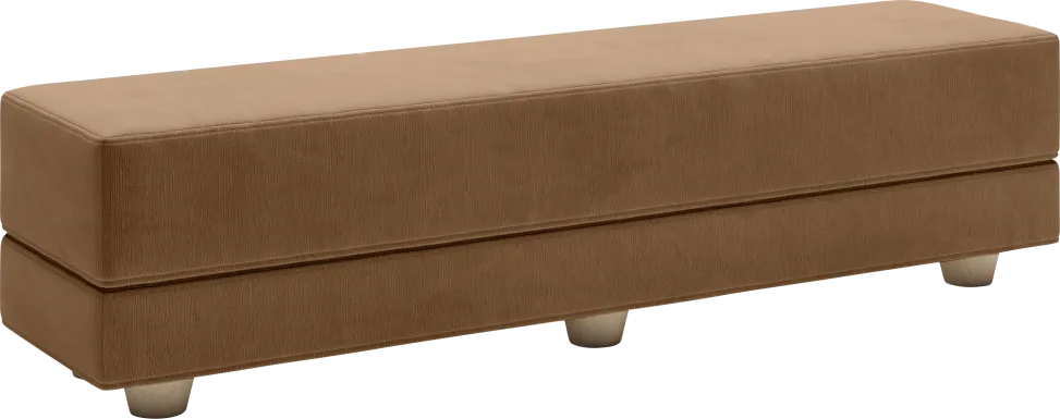 Casila Brown Twin Bed Bench