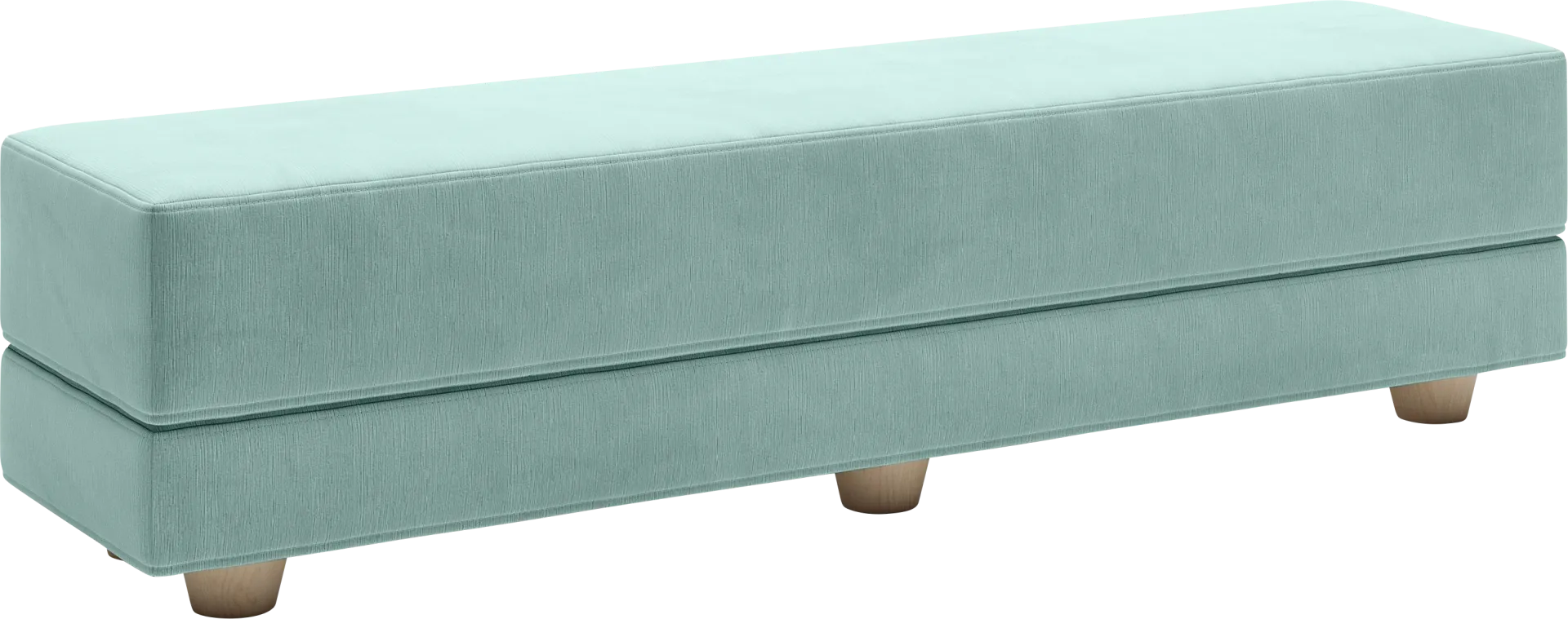Casila Turquoise Twin Bed Bench - Image 1