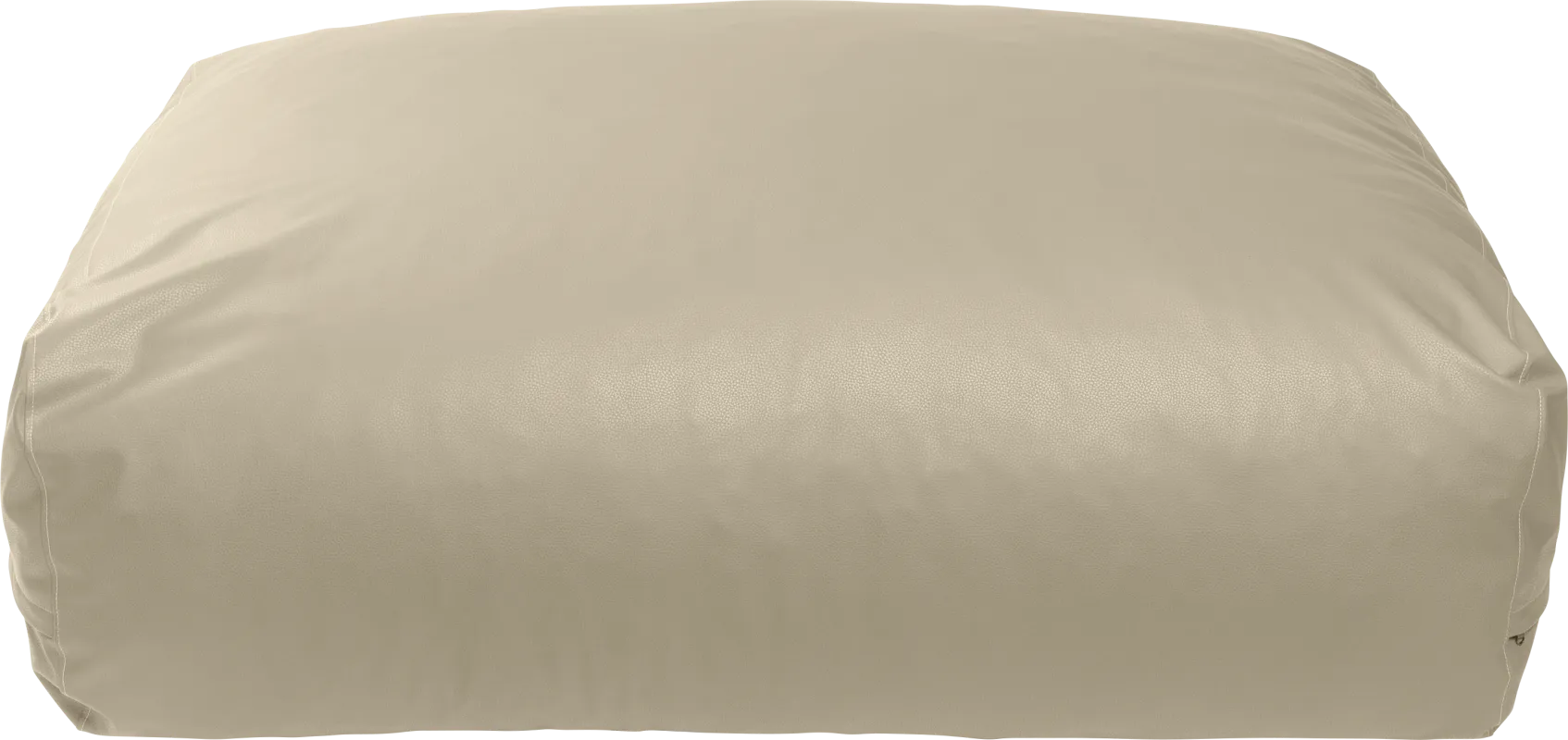 Prasia Beige Large Bean Bag Chair