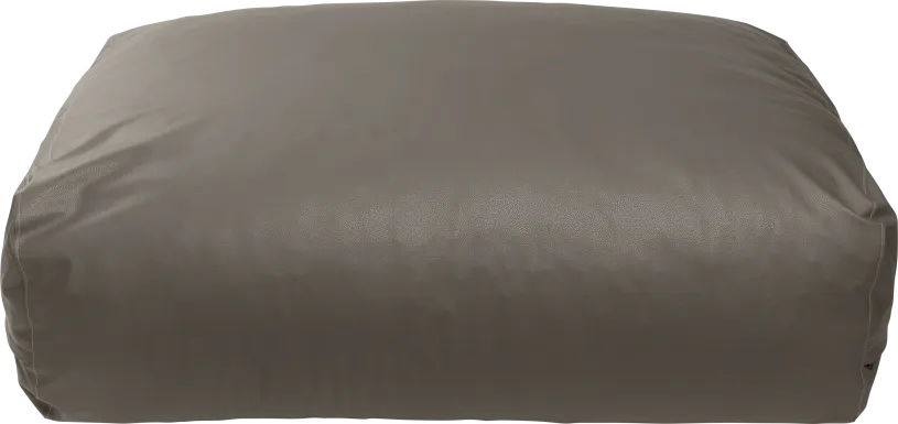 Prasia Gray Large Bean Bag Chair