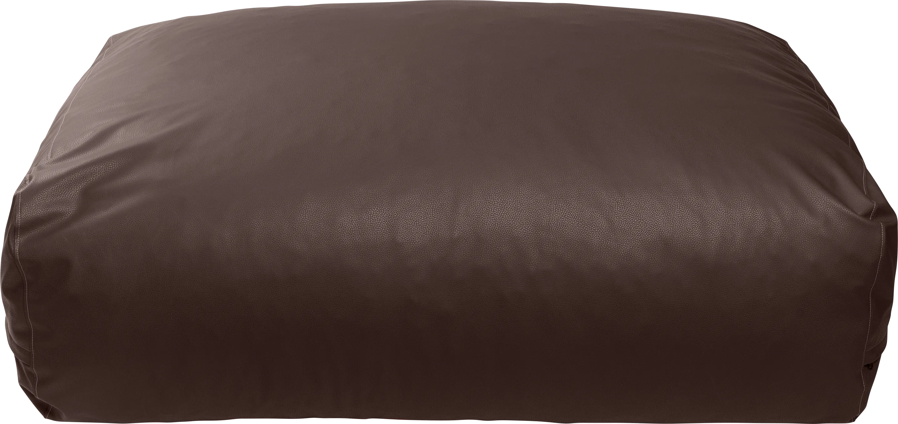 Prasia Brown Large Bean Bag Chair - Thumbnail - Image 1