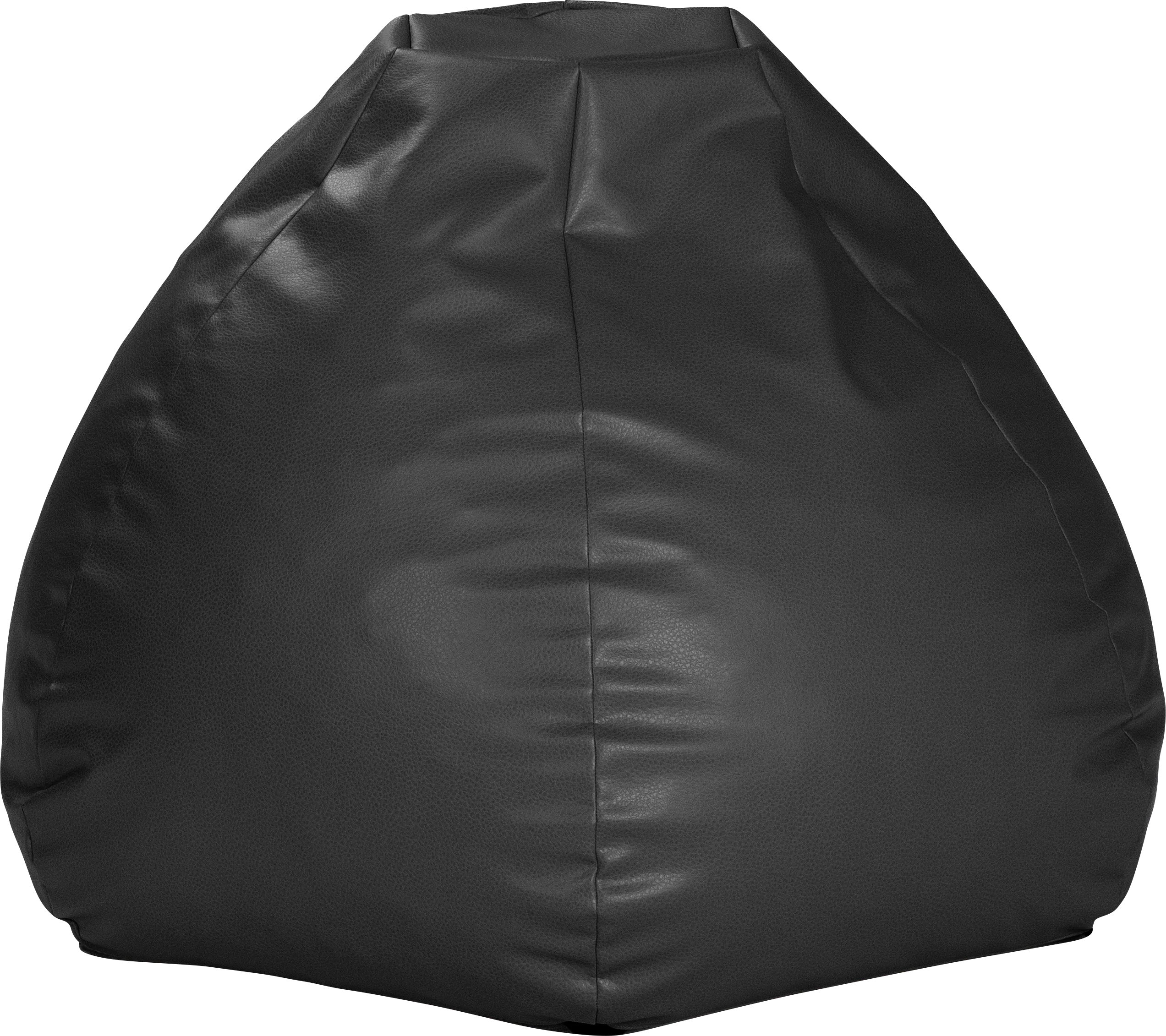 Prasia Black Bean Bag Chair - Thumbnail - Image 1