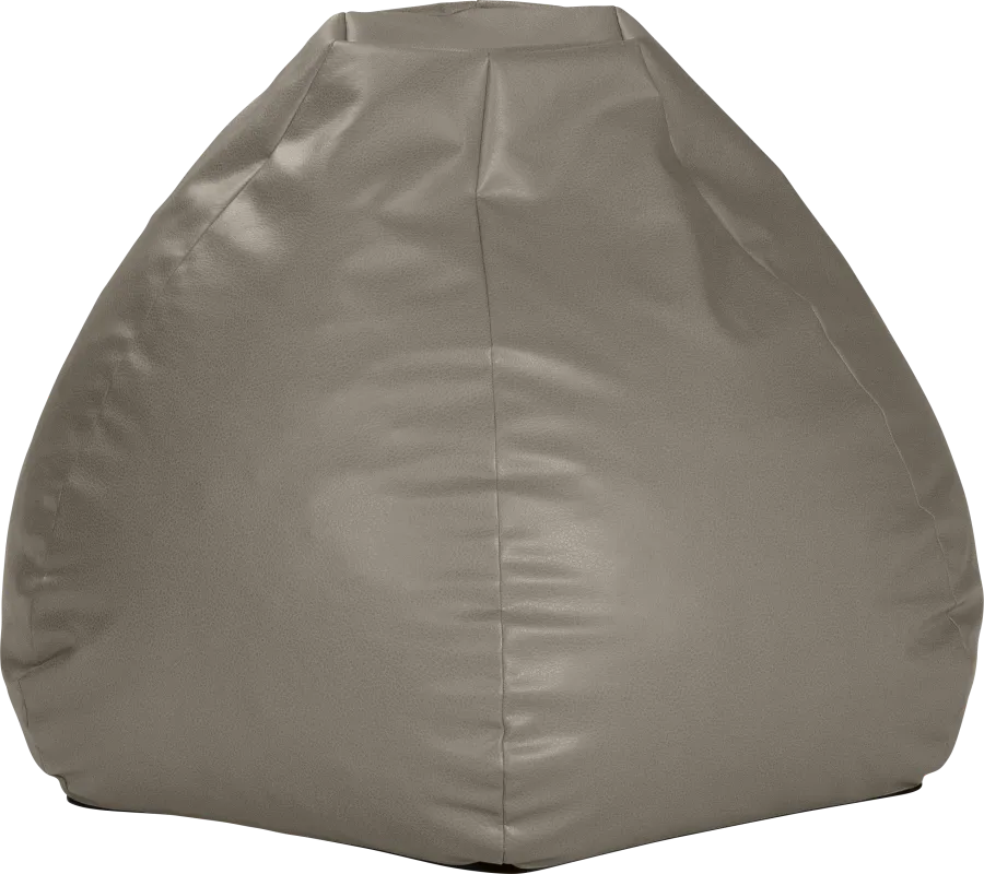 Prasia Gray Bean Bag Chair