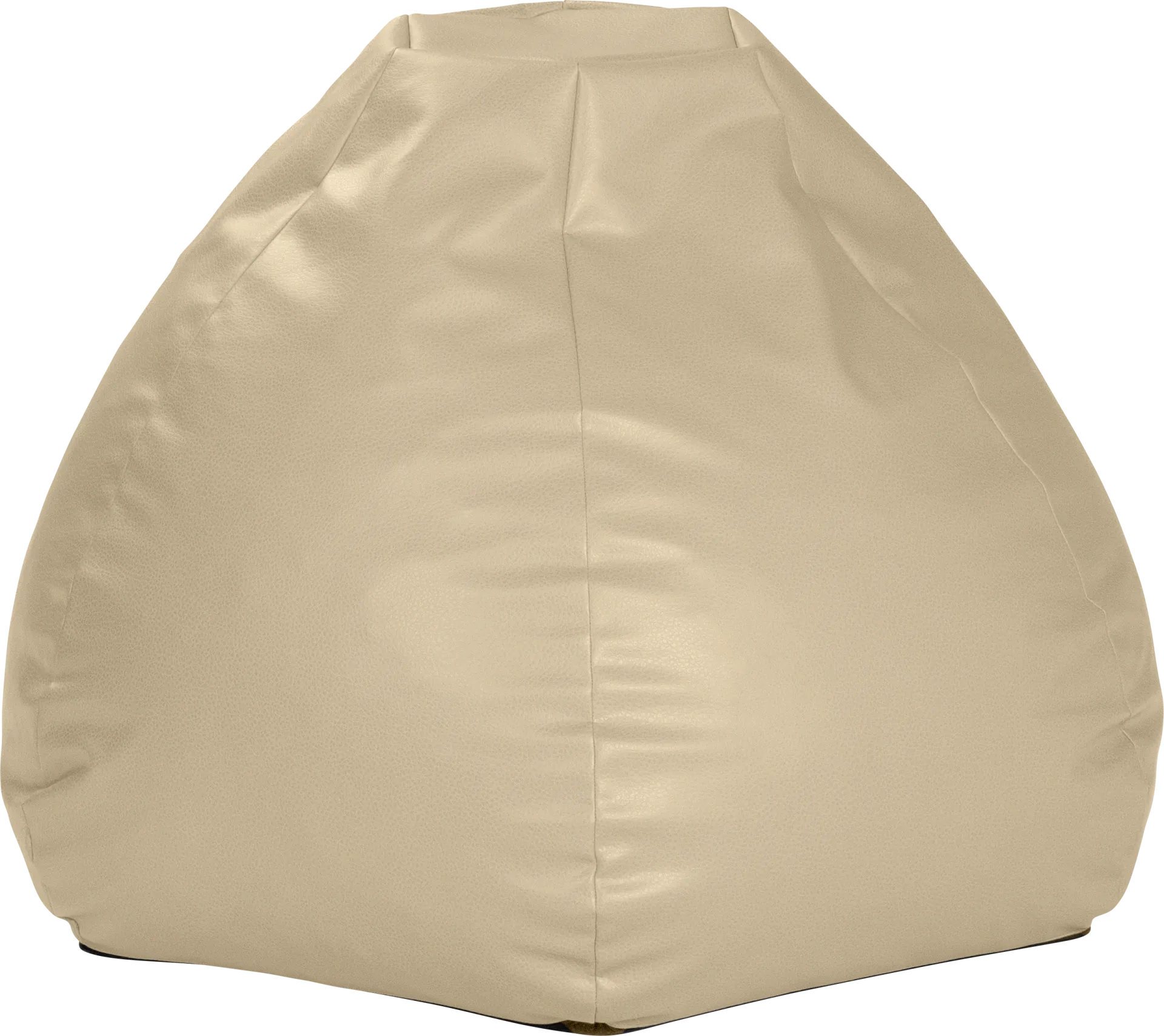 Prasia Beige Bean Bag Chair - Image 1