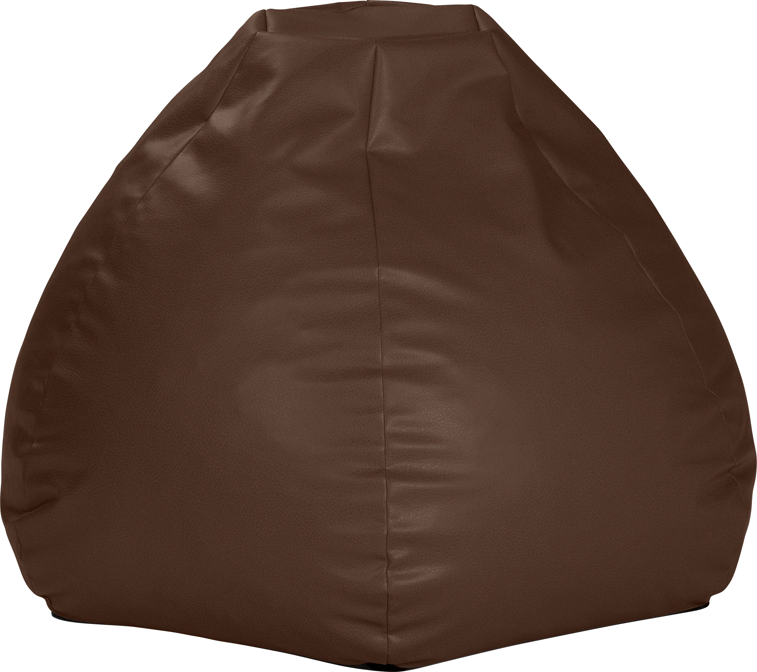 Prasia Brown Bean Bag Chair - Thumbnail - Image 1