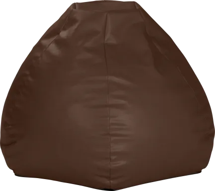 Prasia Brown Bean Bag Chair