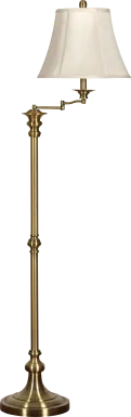 Yaxley Brass Floor Lamp