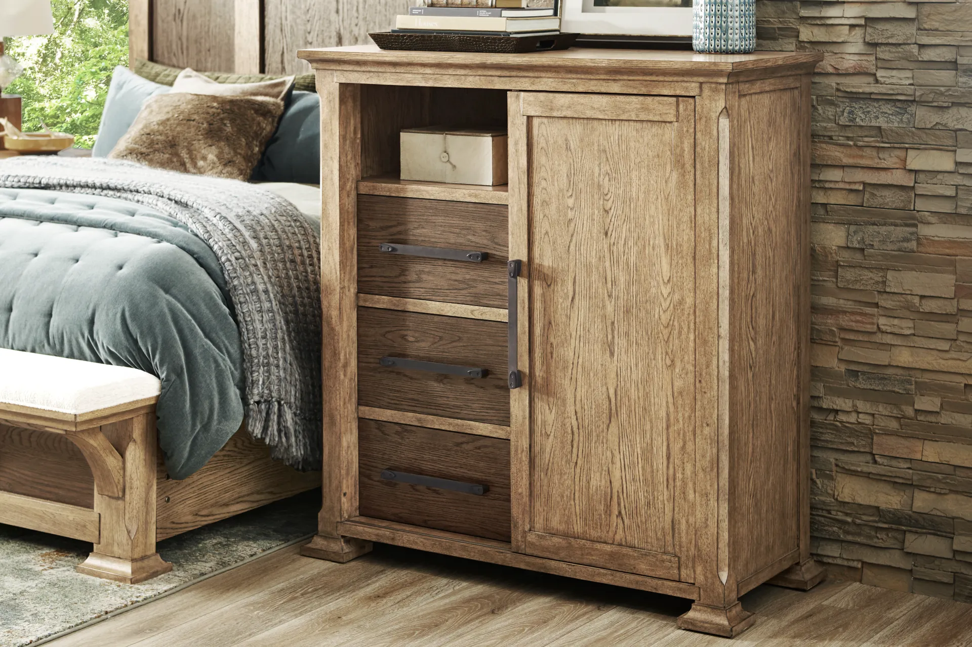 Telluride Brown Door Chest - Image 5