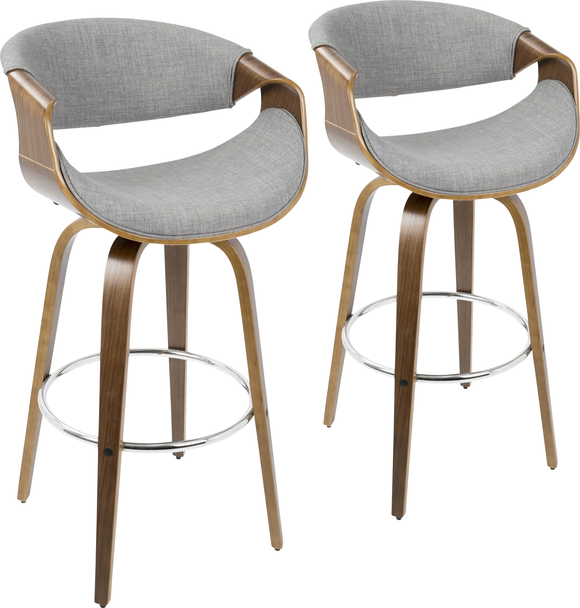 Walincia Gray Barstool, Set of 2 - Image 1