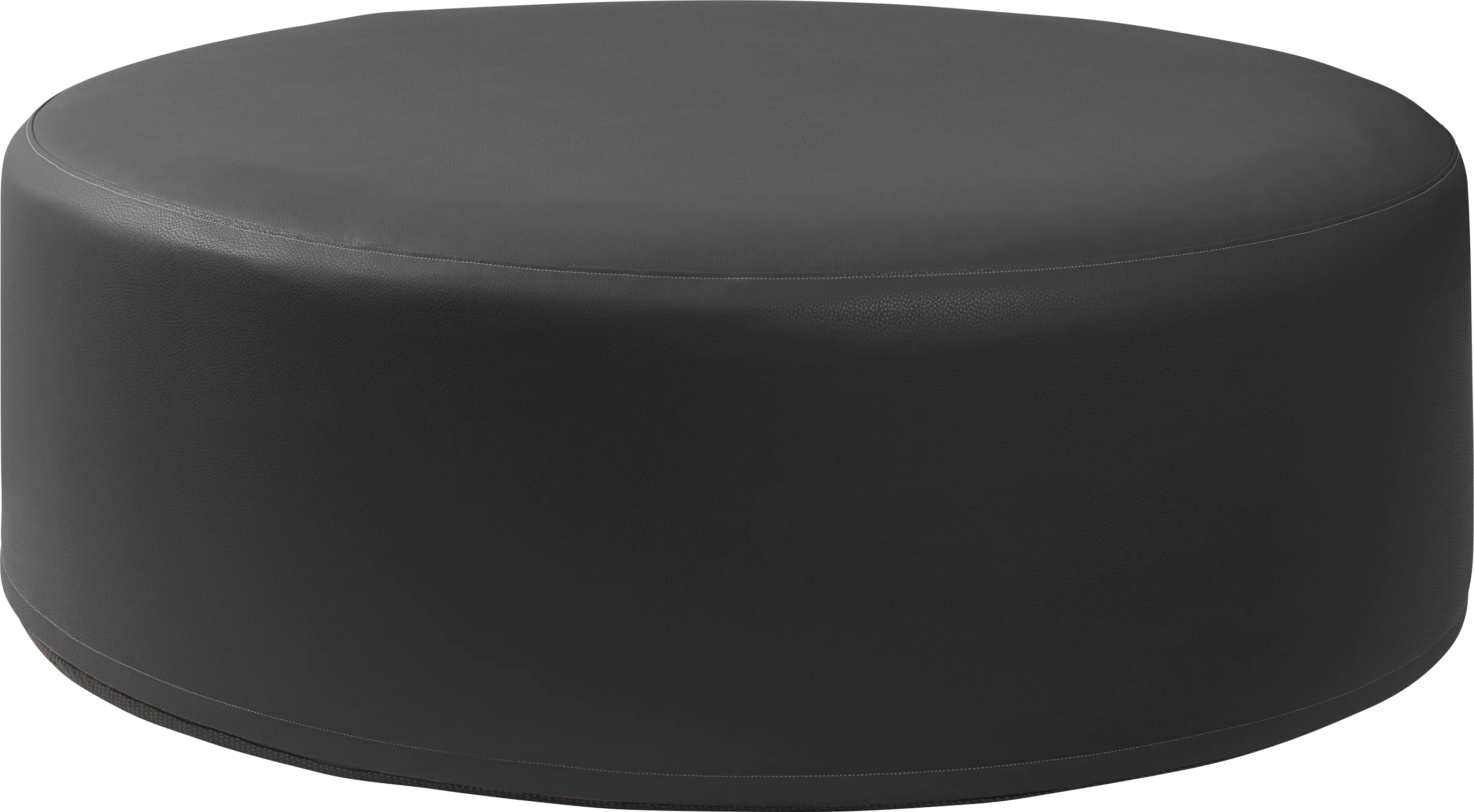 Bevina I Black Large Ottoman