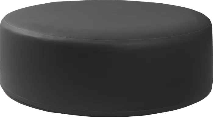 Bevina I Black Large Ottoman