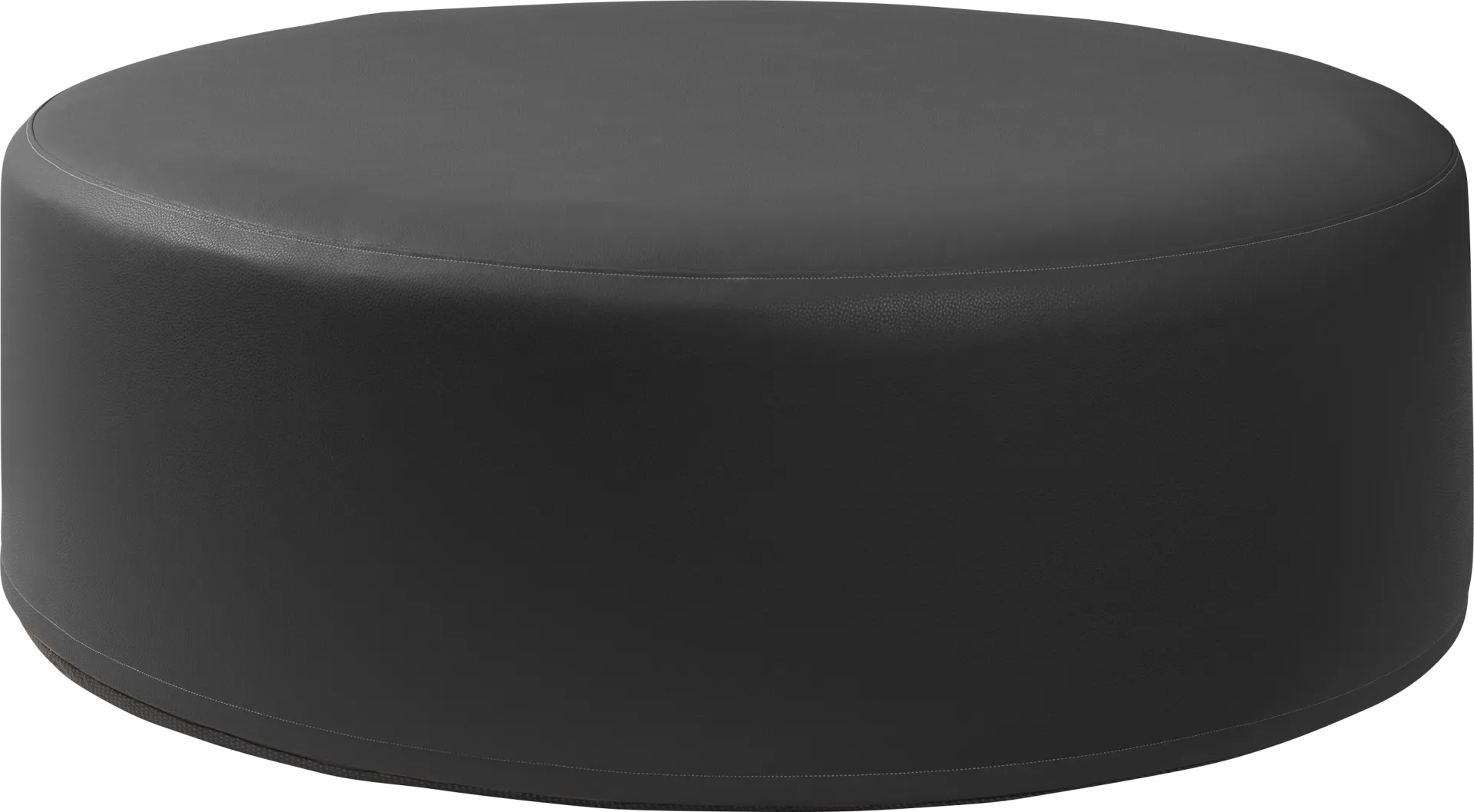 Bevina I Black Large Ottoman - Image 1