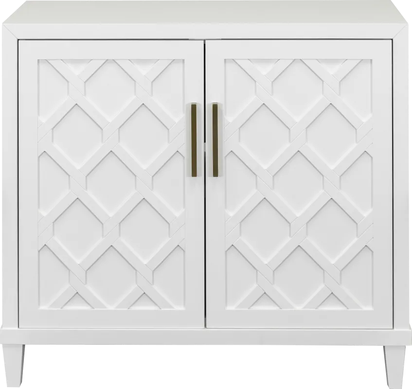 Villa Sonoma White Accent Cabinet