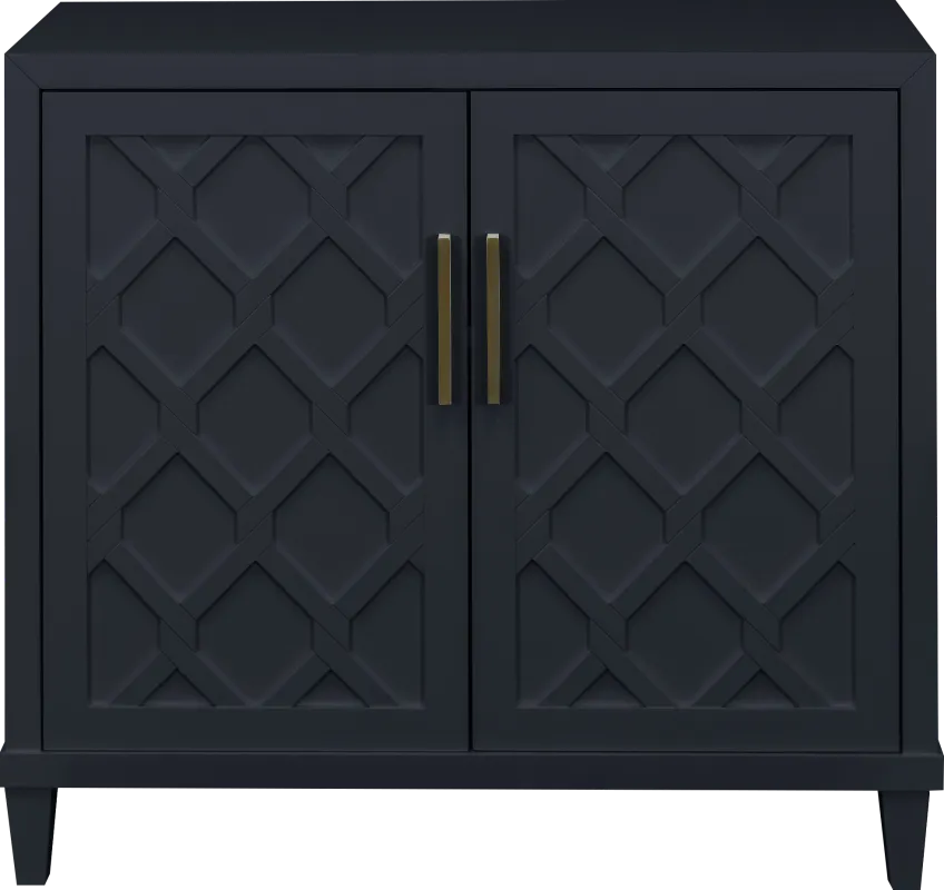 Villa Sonoma Black Accent Cabinet