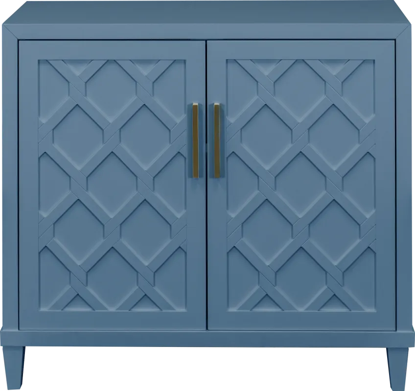 Villa Sonoma Aqua Accent Cabinet