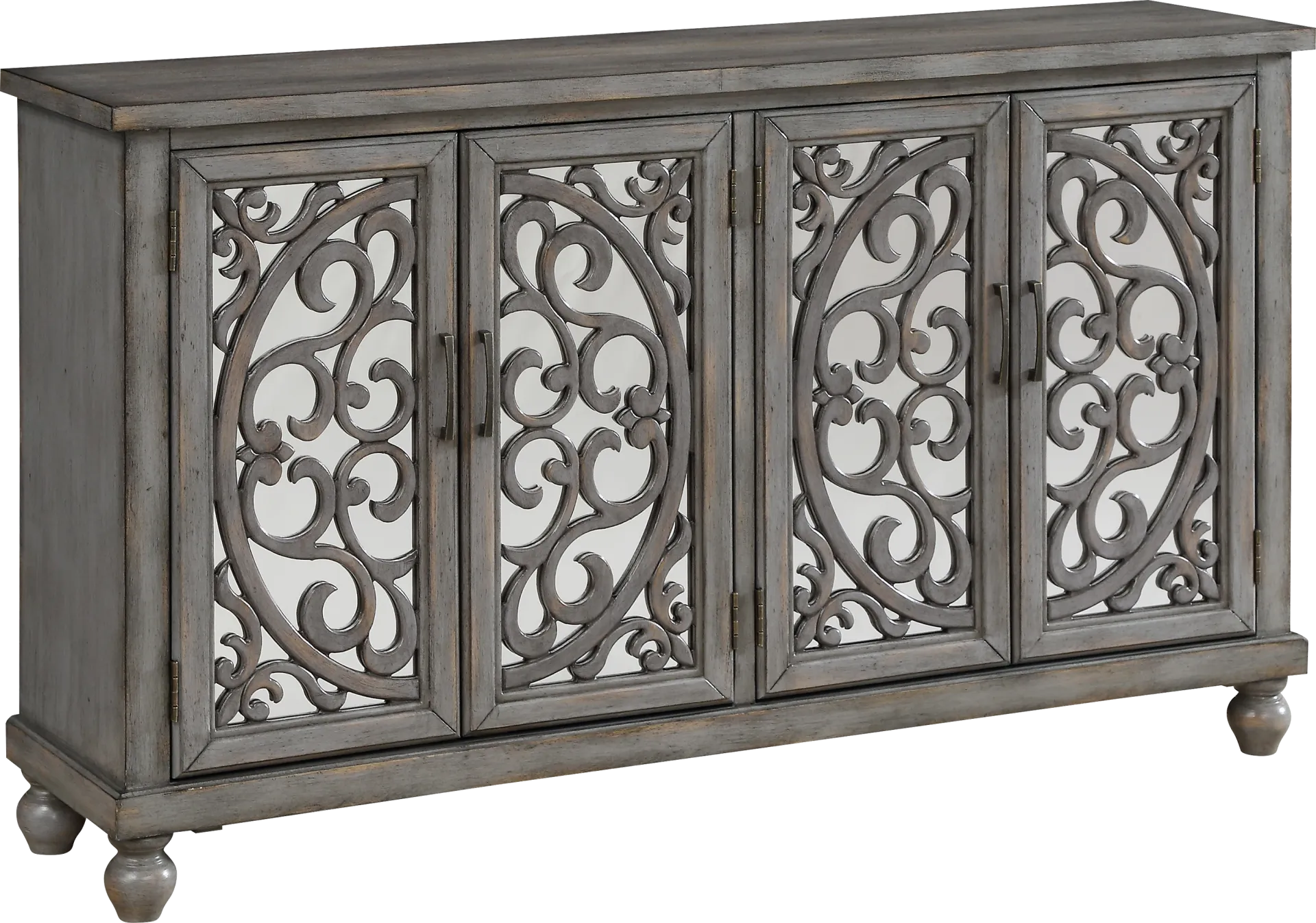 Stirton Gray Credenza - Image 1