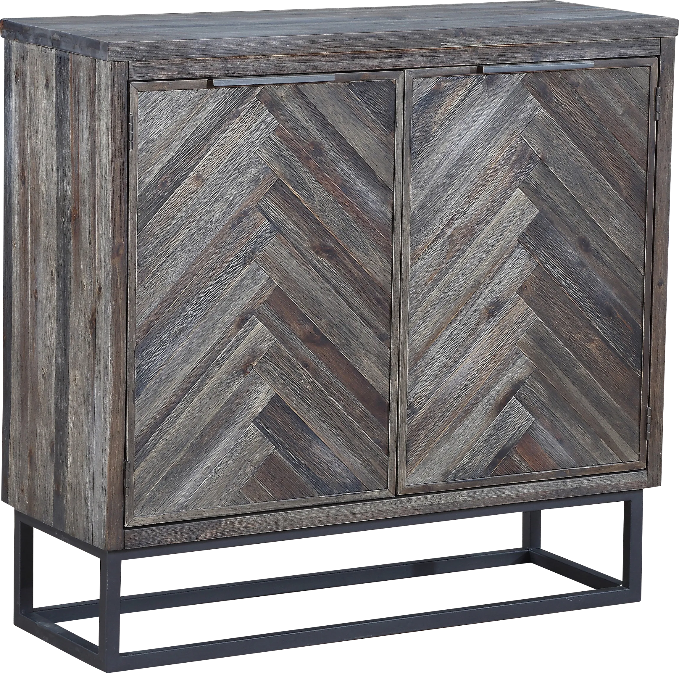 Torbay Brown Two Door Accent Cabinet - Thumbnail - Image 1