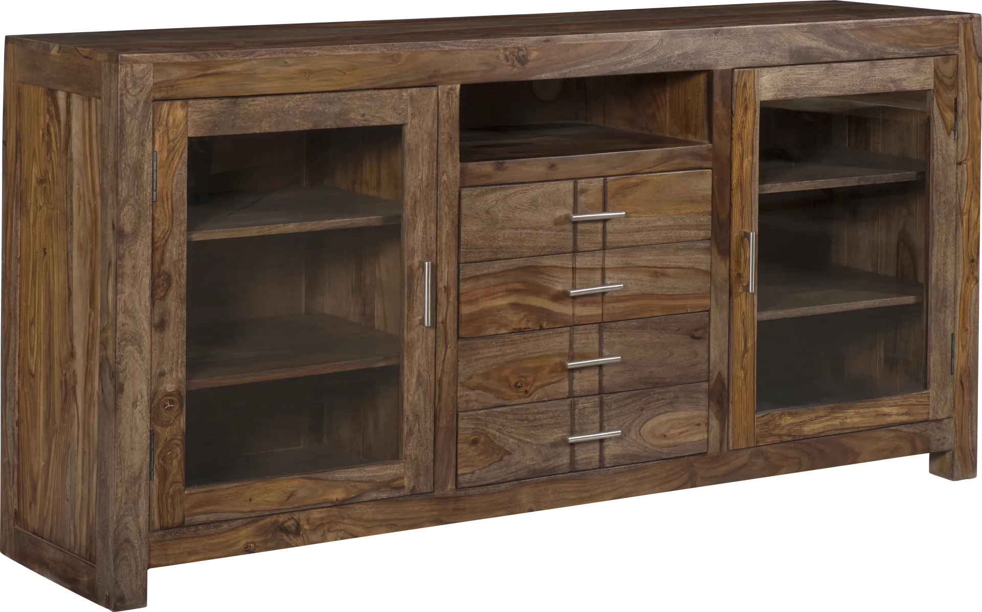 Lishwood Brown 67 in. Console - Image 1