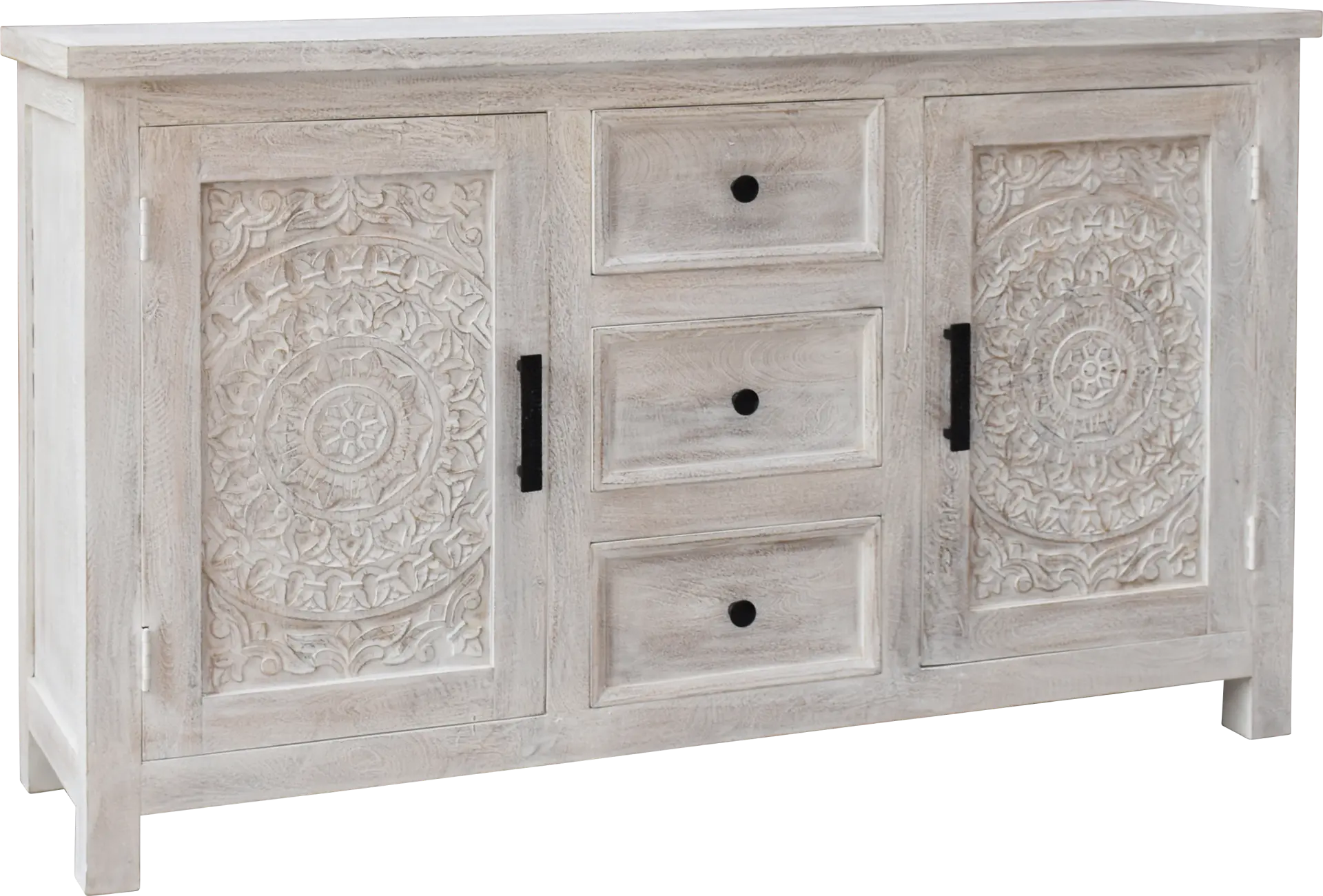 Yelton White Credenza