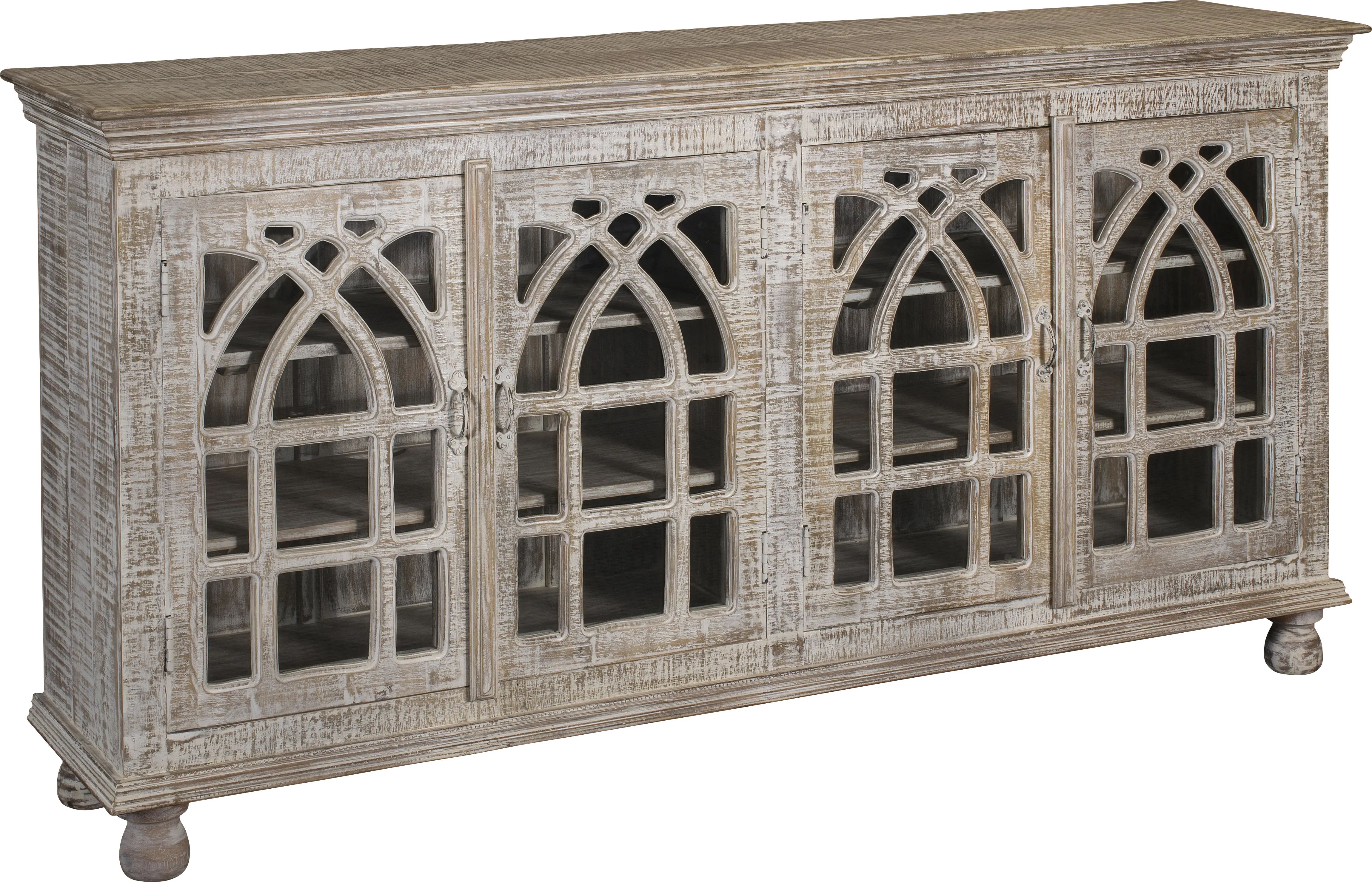 Rexdale Beige Credenza - Thumbnail - Image 1