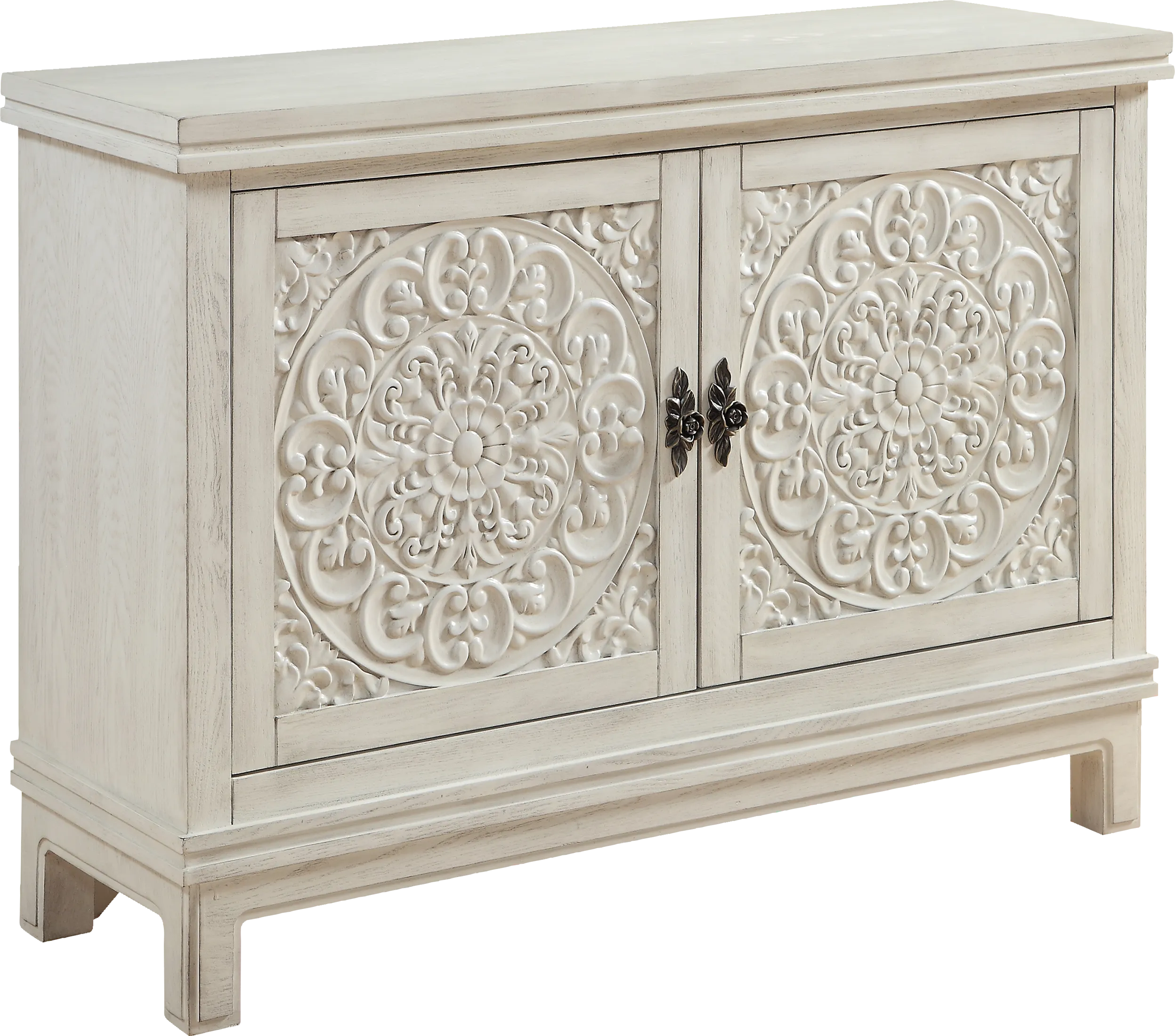 Jasperson White Accent Cabinet - Image 1
